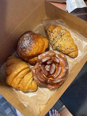 American Tea Cake Everything Croissant Raspberry Rosebud  Classic Butter Croissant