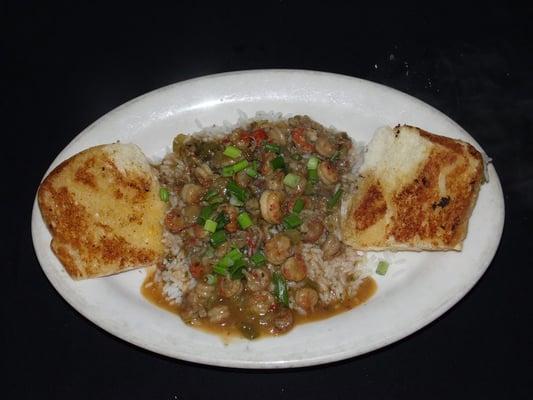 My Favorite: CrawFish Étouffée. doesn't look like much, but it is very good and a nice portion.