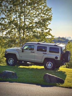 Hummer h3 full body color change wrap