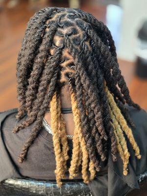 Loc color, retwist,  style