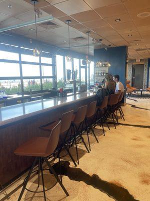 Bar with ocean view