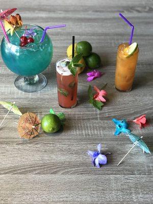 Signature Goblet and Island Cocktails