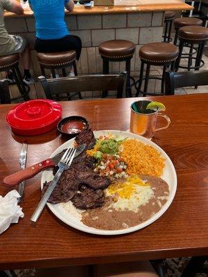 Carne Asada Plate