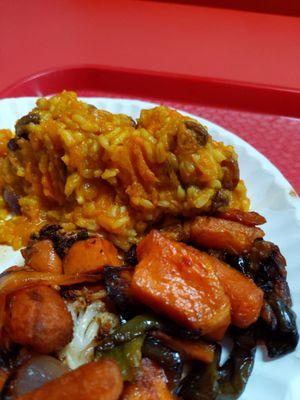 Roasted Vegetables and Curried Butternut Squash