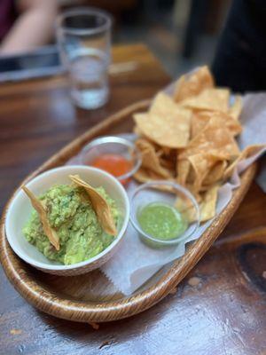 Guacamole with Totopos (~$14)