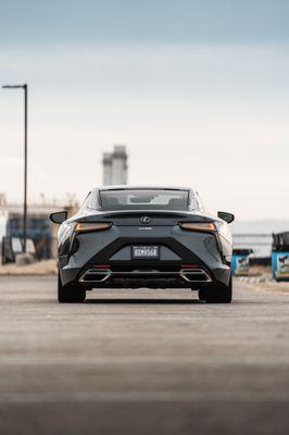 Lexus LC500 getting all window ceramic tints, and front clip + roof paint protection film.