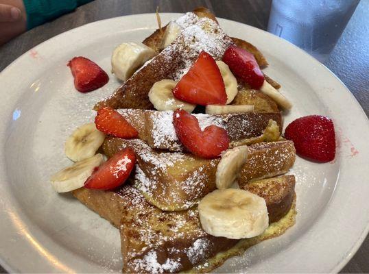 Strawberry banana French toast