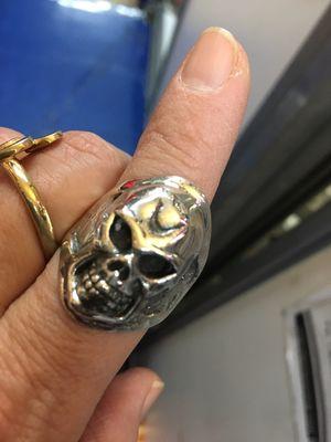 Silver Skull Ring