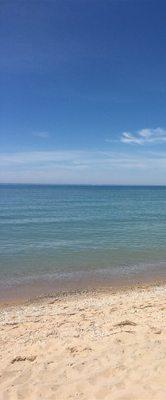 North Bar Lake view of Lake Michigan side of the beach