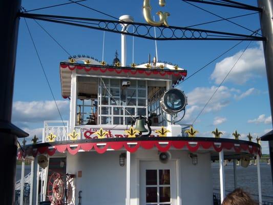 Rear view of upper deck area