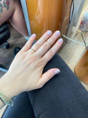 Manicure (hello pretty color)