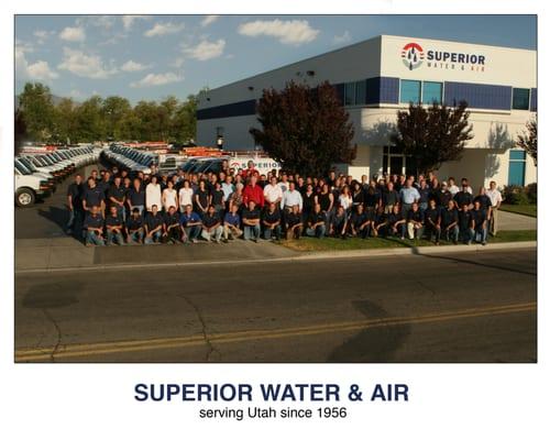 With Over 75 Trucks and 150 Employees, Superior Water & Air has served over 100,000 Utah Customers.