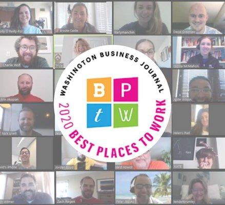 proud to announce that The Midtown Group has been recognized by Washington Business Journal as a 2020 Best Places to Work!