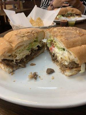 carne asada torta