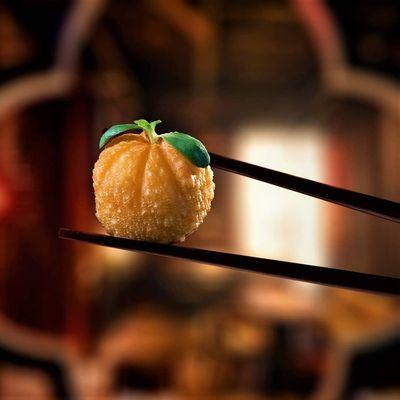 Roasted duck pumpkin puff