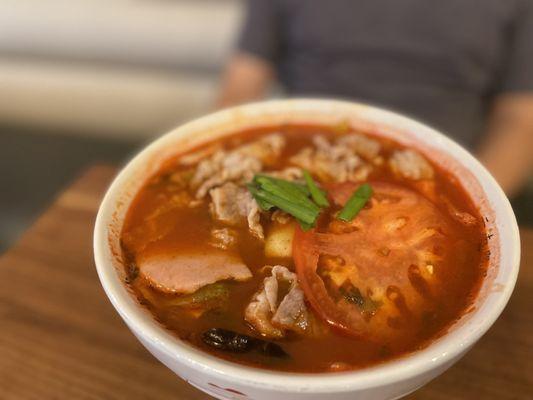 T1. Tomato Rice Noodle Soup