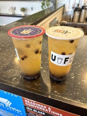 Lychee Iced Clear Tea with Boba