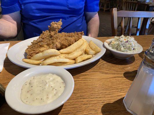 Chicken fried chicken. Worth the drive from New Orleans.