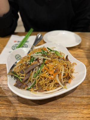 BBQ Pork Pan Fried Noodles