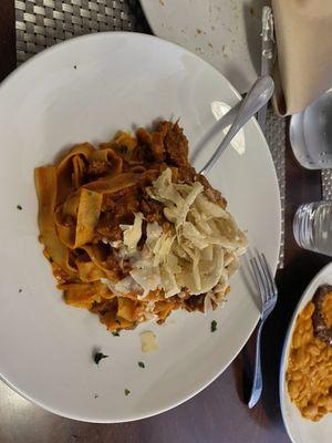 Pappardelle with Sausage Ragu