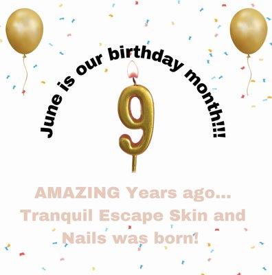 Established in 2012! We're at 9 amazing years already! Thank you for all your continued support in keeping our small business going strong!