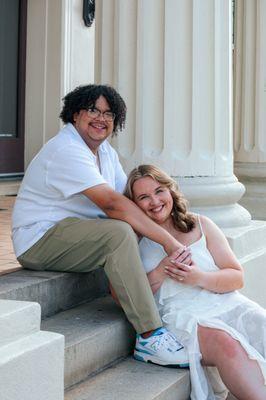 Engagement Photo Downtown Greenville