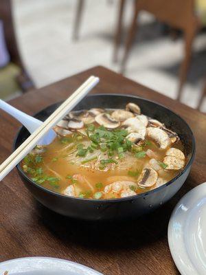 Tom Kah Shrimp Soup