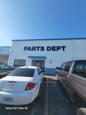 Parts Dept. Entrance