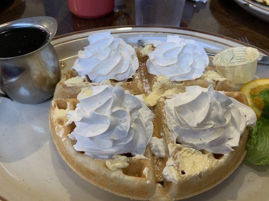 Vanilla Malt Belgian Waffle