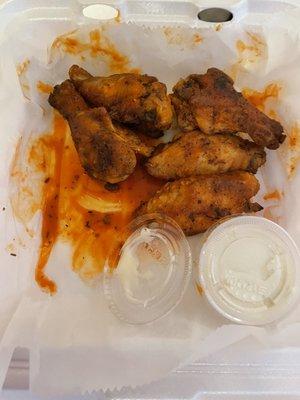 Buffalo Chicken Wings. My family got to them before I could get a nice photo.