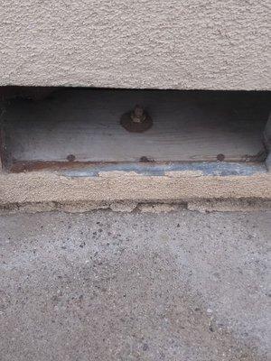 Open vents are an invitation for rodents and other critters to crawl under your home