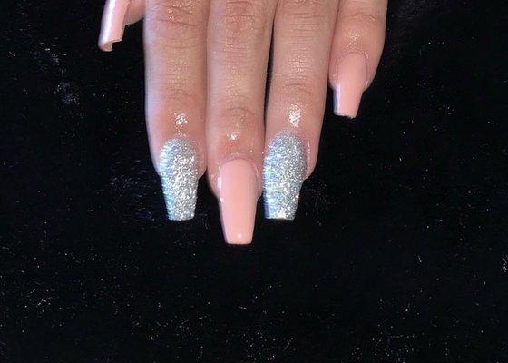 Nude + glitter set by Sonali