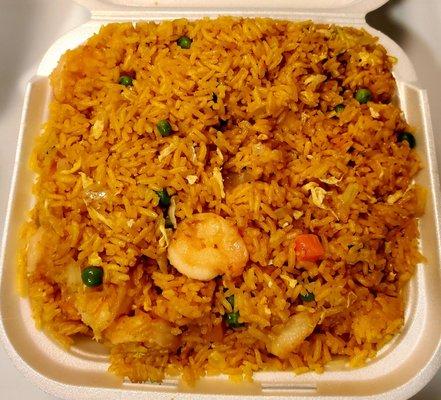 Shrimp fried "lots of rice" lol