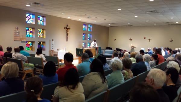 Small chapel for daily mass