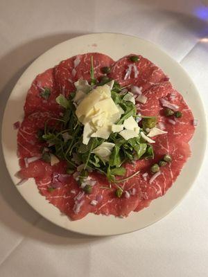 Filet mignon carpaccio : impeccable