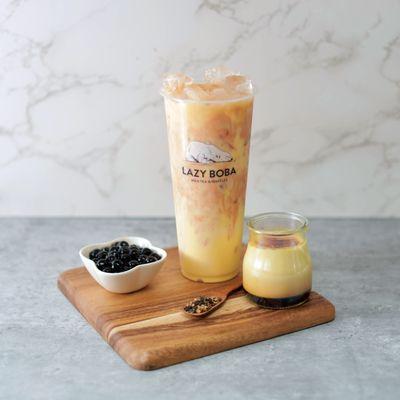 Crème Brûlée Thai Milk Tea