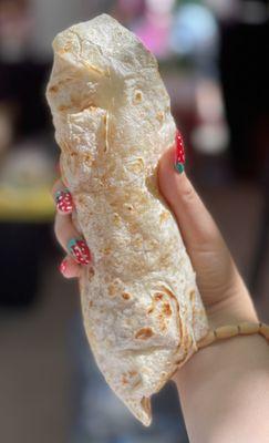 "Rajas Tandoori" Aggie B+B Burrito~ What an amazing breakfast burrito, seriously order this and thank me later for the flavor ride!!