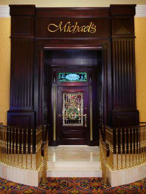 Entrance to Michael's Gourmet Room