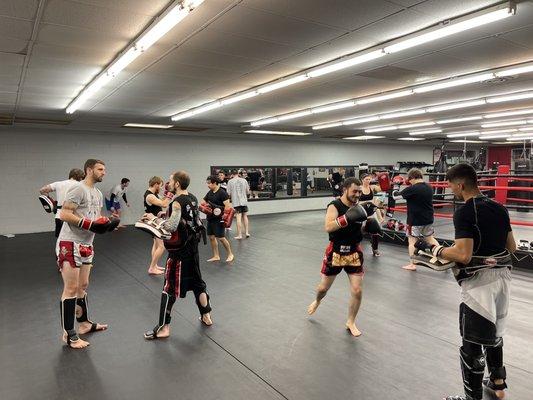 Muay Thai training