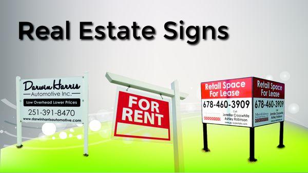 Real Estate Signs