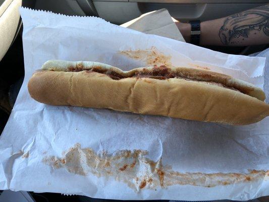 Foot long chili dog 22Oct2018