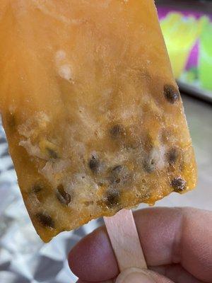 Passion fruit popsicle will blow your mind