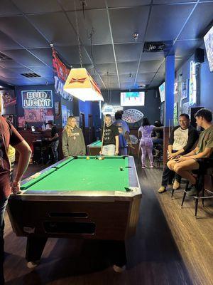 Come play on our brand new pool tables!