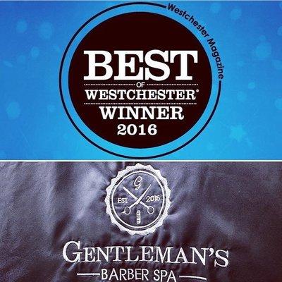 Optimize Digital client, Gentleman's Barber Spa in White Plains, won Westchester Magazine's "Best of Westchester 2016" award.