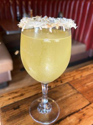 Pineapple coconut mimosa- so good!