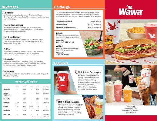 Wawa Menu Page 1 of 2