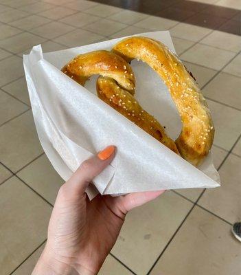 The classic salted pretzel