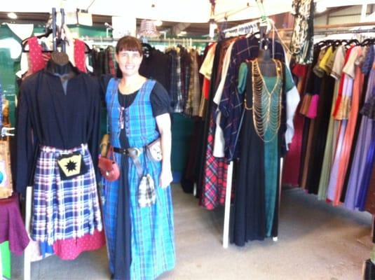 Examples of beautiful hand made clothing.