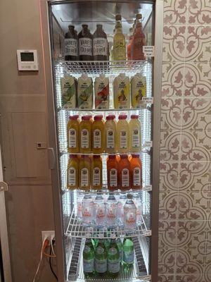 Grab and go juice and water fridge