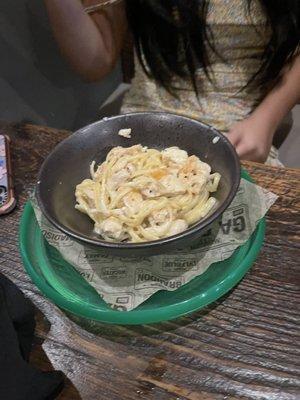 Kids chicken fettuccine